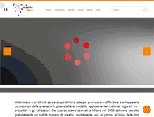 Tablet Screenshot of materioteca.it
